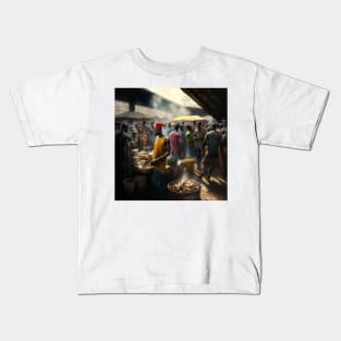 Busy Market Kids T-Shirt